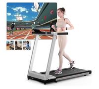 SupeRun Tapis de Course Pliable 3.5HP avec Inclinaison - Max 160kg, Compact pour Petits Espaces - Marche, Jogging, Course à