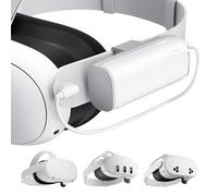 SUPERUS Batterie pour Meta Quest 3S/3/2, 5000mAh, Chargement Rapide PD 20W, Autonomie Supplémentaire de 2-3H, Compatible avec Sangle Originaux et Elite, Batterie Portable et Rechargeable