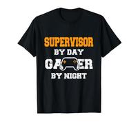 Superviseur de Jeu de Jour à la tombée de la Nuit T-Shirt Graphique avec Valeur