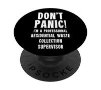Superviseur de la collecte des déchets résidentiels PopSockets PopGrip Adhésif