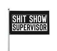 Superviseur Du Désastre Bannière Avec Œillets Drapeaux Couleurs Vives Garden Flag Pour Mur Vacances Balcon 90X150Cm