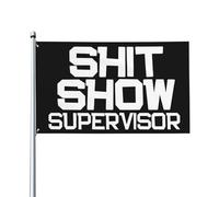 Superviseur Du Désastre Drapeau Résistant Aux Intempéries Bannière Avec Œillets Drapeau De Jardin Pour Cour Mur Bar 90X150Cm