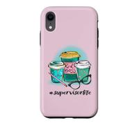 Superviseur Hashtag Life Girl Boss J'aime Le café #managerlife Coque pour iPhone XR