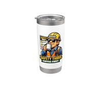 Superviseur le matin, mon café, puis peut-être la sécurité Gobelet isotherme en acier inoxydable double paroi