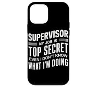 Superviseur : Mon Travail est Top Secret, même si Je ne Le Sais Pas Coque pour iPhone 12 Mini