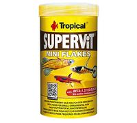 SUPERVIT Mini Flakes 250ml / 110g - Nourriture de Base pour Petits Poissons d'ornement, sous Forme de Mini Flocons