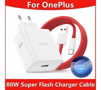 SuperVooc - chargeur ue Ultra rapide 80W, pour OnePlus 8T 9 10 11 12 Pro 13 Nord 2 2T 3 4 5 CE 3 N200 N300 5G Type C, câble de chargement USB