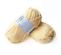 Superwash Pelote de Laine Mérinos 100% pour Tricot et Crochet, 3 ou Léger, DK, Poids Léger, Laine Peignée, Gouttes Extra Fine, 51 g 100 m par Pelote (24 Jaune Clair)