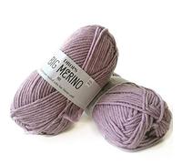 Superwash Pelote de laine mérinos Gros laine mérinos, 4 ou moyen, poids Aran, 4,8 g - Pelote de 1,8 m 09 Lavender