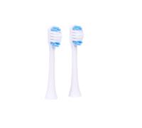SUPERWHITE - Biosynex - Têtes de Brosse à Dents Électrique Sonique - Recharge - Lot de 2 Brossettes - Coloris Blanc