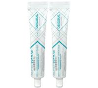 SUPERWHITE ORIGINAL Dentifrice blanchissant et antiplaque 2x75 ml