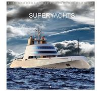 SUPERYACHTS (Wall Calendar 2026 12" x 24" / 30 x 60 cm (open)) CALVENDO 12 Month Wall Calendar