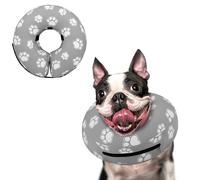 Supet Collier Conique Gonflable Alternatif après Une Chirurgie, Collier de récupération E pour Chien, cône Souple pour Chiens de Petite, Moyenne et Grande Taille