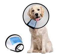 Supet Collier de Convalescence réglable pour Animal Domestique - Collier de Protection pour Animal Domestique après Une Chirurgie - Anti-Morsure - Guérison des plaies - Pratique - en Plastique - pour