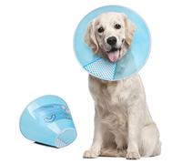 Supet Collier de convalescence réglable pour chien - Pour chien après une chirurgie - Anti-morsure - Guérison des plaies - Sécurité pratique - En plastique
