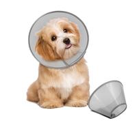 Supet - Elizabeth - Collerette conique réglable et confortable pour chiens de petite, moyenne et grande taille, pour convalescence après une chirurgie, animaux domestiques, en plastique pratique