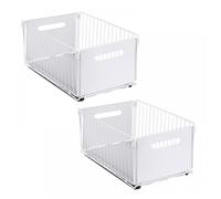 SUPFINE Armoire de Cuisine Étagère de Cuisine Panier Coulissant Coulisse À Sortie Totale Meuble Sous-Evier, Capacité de 10kg