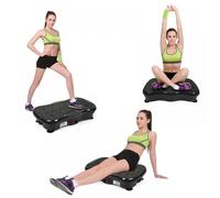 SUPFINE Plateforme Vibrante Compact Perte de Poids Plaque Vibrante Charge de 150 kg Silencieux pour Le Modelage et la Relaxation