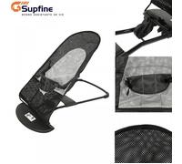 SUPFINE Transat Pour Bébé, Réglable En 3 Hauteurs, Pliable, Balancelle Pour Bébé Convient Aux Bébés De 0 À 1 An 88*40*51.5cm