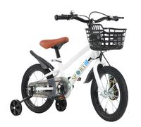 Supfine Vélo enfant 12 pouces Vélo enfant avec protège-chaîne Blanc