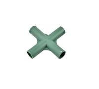 Supkancl 1/5/10 pièces 19 mm Cadre de Jardinage en Plastique Bordure connecteur d'angle Plante Support de Fleurs Joint(Flat Four-Way,1Pc)