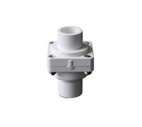 Supkancl 1 clapet Anti-Retour en PVC de 25 à 110 mm, connecteur d'irrigation de Jardin, Tuyau Industriel d'aquarium, clapet Anti-Retour(White,Inner Dia.40mm)