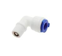 Supkancl 1 clapet Anti-Retour for purificateur d'eau par Osmose Inverse, coude Droit 1/4'' 6,35 mm vers 1/8 mâle, raccord Rapide for Tuyau, pièces de Filtre à Eau(Elbow-6.35-1I8-M)