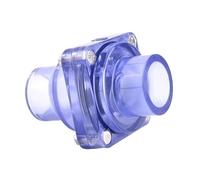 Supkancl 1 clapet Anti-Retour Transparent en PVC 25/32/40/50/63 mm, raccord de Tuyau d'eau(Inner Dia 50mm)
