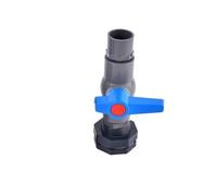 Supkancl 1 Ensemble de raccords de réservoir d'eau 1/2" 3/4'', raccord de Sortie d'aquarium, raccords de vidange, Combinaison avec Valve(G1I2-20mm)