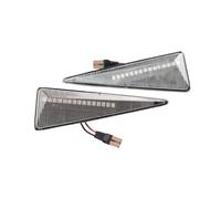 Supkancl 2 pièces feu de position latéral dynamique clignotant répéteur lampes for Renault Espace MK4 Vel Satis vent Avantime Megane scénic 4(Dynamic Crystal)