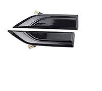 Supkancl 2 pièces indicateur de clignotant dynamique marqueur latéral for Transporter T5 T6 Multivan Caddy lampe séquentielle(Dynamic Smoked Black)