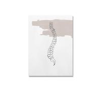 Supkan bstrait Ligne Dents Moderne Clinique Dentaire Mur Art Toile Peinture Affiches et Impressions Photo Dentiste Bureau décor esthétique(Picture D,30X40cm No Frame)