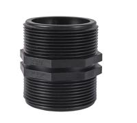 Supkancl Adaptateur de Tuyau à Filetage mâle BSP 1/2" 3/4" 1" 1,5" 2" 2,5" for Irrigation de Jardin, raccord for Aquarium(Orange)