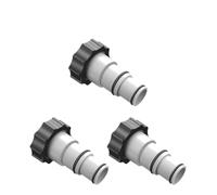 Supkancl Adaptateur de Tuyau de Piscine en Plastique, 1/2/3/5 pièces, for Pompes à Connexion filetée ARU, pièces de Piscine(3PCS)