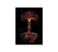 Supkan ffiche Abstraite médicale Toile Peinture Anatomie Humaine Art Impression Aquarelle Figure Mur Photo for Salon décor à la Maison(Picture 1,20x25cm No Frame)