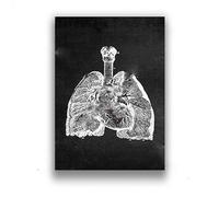 Supkan natomie Humaine Anatomie médicale Science Vintage Affiches Art Toile Impression médecin Clinique Mur décor Photos Peinture(4,A4 21x30cm NO Frame)