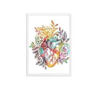 Supkan natomie Humaine Muscles système Mur Art Toile Peinture Affiches et Impressions Corps Carte Photos éducation médicale décor à la Maison(3,30x40CM No Frame)