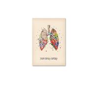 Supkan natomie Squelette Mur Art Peinture Clinique médicale Image d'orgue Affiches Vintage et imprimés Affiche éducative corporelle(C,40x60cm No Frame)