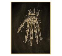 Supkan natomie Tableau Affiche Imprime Parties du Corps Coeur Main Pied Dessin Vintage Maison Chambre Art Mur décor Peinture(8,A4 8.3x11.8inch)