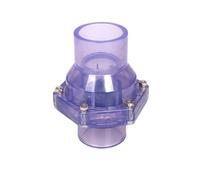 Supkancl Clapet Anti-Retour à clapet en PVC ID 25/32/40 mm, 1 pièce, for désodorisation des égouts, connecteurs de tuyaux d'eau industriels(Inner Dia 25mm)