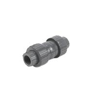 Supkancl Clapet Anti-Retour en PVC 20 à 63 mm, 1 pièce, Double Union, Anti-Retour, connecteur for Tuyau d'eau(DN15)