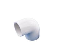 Supkancl Connecteur coudé en PVC Blanc à 90 degrés, 20 à 50 mm, 1/5 pièces, for Aquarium, Outils de Bricolage, connecteurs de tuyaux d'irrigation de Jardin, Adaptateur(Inner Dia 40mm,5Pcs)