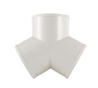 Supkancl Connecteur de Conduit Y&T 1 pièce 4''6'' 8'' 3 Voies séparateur raccord de Tuyau d'eau en Plastique Ventilation(Y Piece 6inch 150mm)