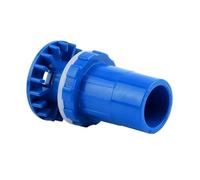 Supkancl Connecteur de Drainage Direct en PVC Bleu, 1/2/5/10 pièces, 20 à 50 mm, raccord de Filtre de vidange de réservoir de Piscine, raccords de Tuyau(20mm,5Pcs)