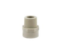 Supkancl Connecteur fileté PPH 1/2" à 2", 20 à 63 mm, Adaptateur de Tuyau d'eau à souder, Accessoires for Tubes d'irrigation de Jardin(Male Thread,40mm - 1.2 inch)