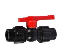 Supkancl Connecteur Rapide for Robinet d'arrosage en Plastique, 1 pièce, 20/25/32/40/50/63 mm(Black,50mm)