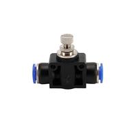 Supkancl Connecteur Rapide for vanne Papillon, régulation de débit de gaz, connecteur de Tuyau d'eau, 4 mm, 6 mm, 8 mm, 10 mm, 12 mm, 1 pièce(SA-4)