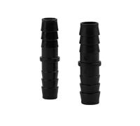 Supkancl Connecteurs directs en PP Noir 12 mm 14 mm, 2/5/20/100 pièces, raccords d'irrigation Goutte à Goutte for Aquarium, Pompe à air, aérateur, pagode, tuyaux(12mm,100pcs)