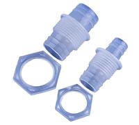 Supkancl Connecteurs directs G1/2'' G3/4'' 4 mm à 20 mm, 5/20/50/200 pièces, for Jardin(14-G1I2-14 with Nut,50 Pieces)