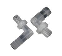 Supkancl Connecteurs Droits M6-M12 vers 4-12 mm, 50/100/200 pièces, for Pompe à air, aérateur, Tuyau d'irrigation, Aquarium(M8-8mm,200pcs)